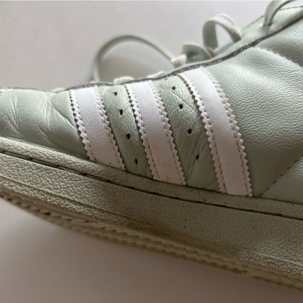 Adidas Originals Pro Model Shell Toe Mint/White/Gold Sneaker Men’s 5 1/2 - Picture 4 of 11